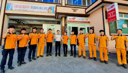 남화영 경북소방본부장, 경주 동부119안전센터 현장 방문