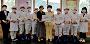 강은희 대구시교육감, 대구사수초 찾아 급식 관계자 격려