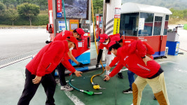 도로공사 중부내륙고속도로 성주 주유소, 위험예지 훈련