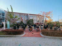 안동 풍천중 등굣길은 오케스트라가 함께해요