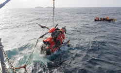 당신들은 우리의 영원한 영웅…독도 중앙 119구조헬기 추락 1주기 추모식