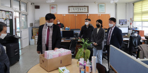 김현국 청송교육장, 이전초 등 찾아 교직원·학생 격려