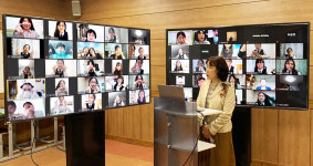 경주 선덕여고, 온라인 국제 교류 활발