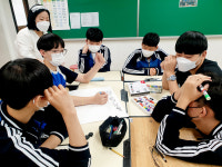 경산시선관위, 장산중서 민주주의 선거 교실 연수 진행