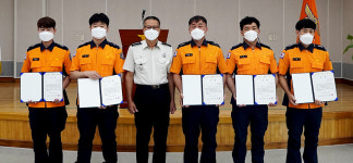 포항남부소방서, 재난현장 우수대원 5명 선발