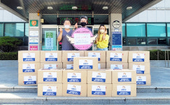 하루커피앤도넛, 달성군 논공읍에 라면 100박스 쾌척