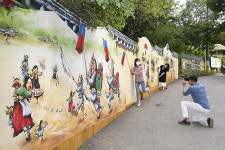 대구 달성군 마비정 벽화마을 10년 만에 새 옷으로