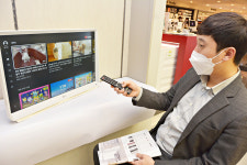 대구백화점 프라자점 내 LG전자 룸앤 TV 인기