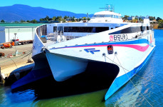 울릉도 건조 쾌속 여객선 세계최고 급…최근 취항한 산타모니카호와 비교