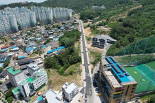 경산 백천동 도시계획도로 사업 마무리