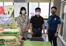 영주경찰서·풍기체육회, 어려운 이웃돕기 쌀 전달
