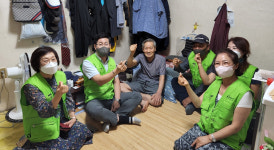달성군 화원읍 지역사회보장협, 대나무 돗자리 전달