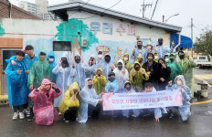 포항 상도중 어려운 이웃에 연탄 배달했어요