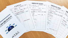 네모 칸에 체크만 경로당 회계처리 간편하네