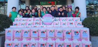 하빈면새마을협의회·부녀회, 휴지 100팩 기탁