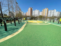 율하체육공원에 대구 최초 어르신 놀이터