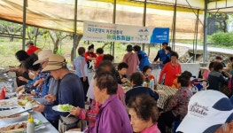 DGB대구은행 경산사랑봉사단, 용성면 용전리 어르신 孝잔치