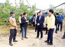 문경시, 냉해 피해 현장서 발빠른 대처
