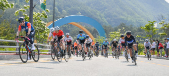 550여 사이클, 영주댐 일주도로 시원히 질주