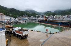 울릉도 저동 다기능(복합)어항 어디까지…저동항 내 일부매립시작