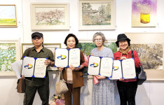 대구 남구 한국화 교실 3명 팔공미술대제전 전원 입상