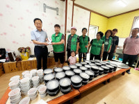 포항 상대동 새마을부녀회, 경로당에 삼계탕 전달