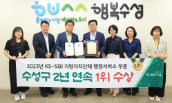 대구 수성구, 한국서비스품질지수 1위
