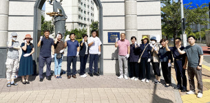 양덕삼구트리니엔 4차 금연아파트 현판식 개최