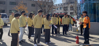 청송교육지원청, 교육청·도서관 직원 대상 화재 대피 훈련
