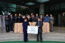 청도군 장애인연합회, 백미 100포 기탁
