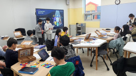 포은오천도서관  내가 만드는 음악코딩  호응 속 마무리