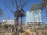 포항북구청 외벽 미디어 파사드, 졸속 추진·예산 낭비 지적