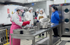 울릉중학교집단급식소 | 울릉도 학교급식 안전을 지킨다…울릉군 식중독예방 합동점검