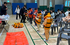 울릉도 안전한 뱃길 즐거운 바다여행…여객선 눈높이 안전교육시행