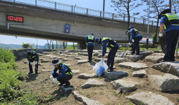 경북 제3기동대 영천 금호강 환경정비