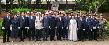 대구 달서구, 두류공원 메카우장군 공덕비서 참배행사 거행