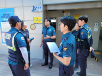 포항북부署, 주요 관광지 공중화장실 비상벨 합동 점검