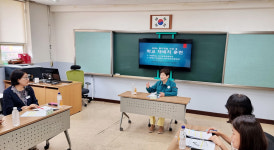 강은희 대구시교육감 남송초·송현초 재배치 훈련 참관