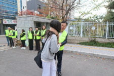 포항 두호고등학교 수험생 응원 이어져