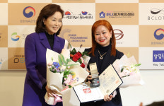 제11회 울릉도독도홍보 대상 시상식…대상 필리핀 이반젤린판타나오 킴 수상