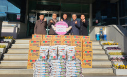 다사 문양역 로컬푸드직매장, 사랑의 백미·라면 전달
