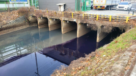 대구염색산단 하천에 염료 폐수 콸콸...원인 미궁, 주민들 우려
