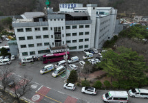 의성으로 돌아가는 요양병원 환자들