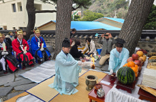 울릉도 최대 세시풍속 성하신당대제(大祭)…군발전·풍년·풍어·군민·관광객 안녕 빌어