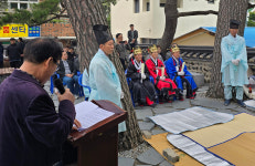 울릉도 최대 세시풍속 성하신당대제(大祭)…군발전·풍년·풍어·군민·관광객 안녕 빌어