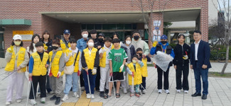 포항 문덕초, 오천읍 사회단체와함께 그린 명품 오천만들기 봉사