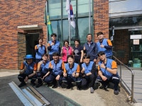 포스코 포항제철소 열연부, 몰개월부인경로당 봉사 활동