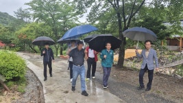 유정근 영주시장 권한대행 남대리 현장 점검