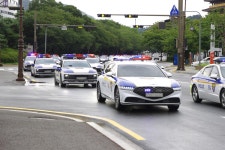 경북경찰청, APEC 앞두고 경주서 모터케이드 경호 훈련