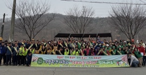 칠곡 지천면, 사회단체 합동 마을 가꾸기 환경정화 활동